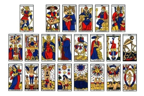 Imagen 3 de 8 de Tarot De Marseille Ancien - Cartas - Grimaud - Frances
