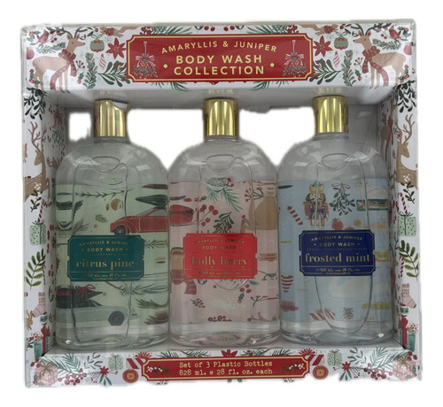 Amaryllis & Juniper Holiday Body Wash Collection 828ml !