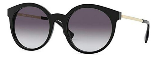 Gafas De Sol Burberry Negro/gris 53mm