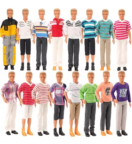 5 Conjuntos De Roupas Para Boneco Ken namorado da Barbie