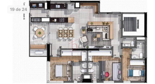 Imagem 15 de 15 de Apartamento Novo À Venda Avenida Roque Petroni Júnior, 630. O Parque. São 105m², 3 Quartos (1 Suíte). 2 Vagas. - Ap4939