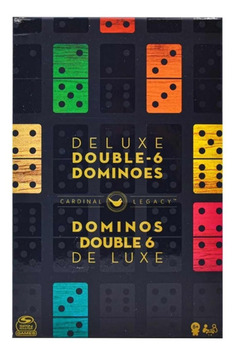 Juego De Domino Deluxe Doble 6 De Madera