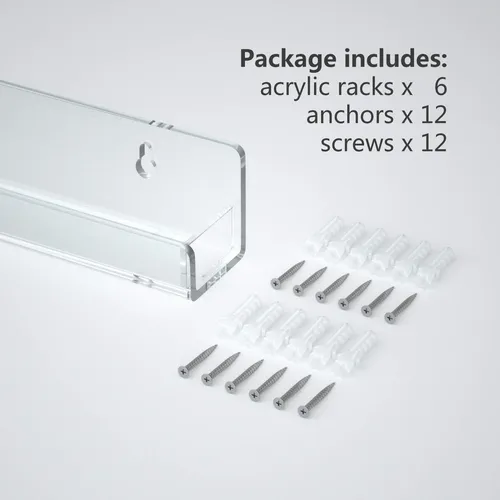 Repisas De Pared Niubee Acrilicas Para Esmaltes De Unas