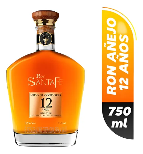 Ron Santa Fe 12 Años X 750 Ml. - mL a $240