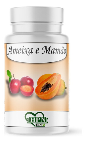 Ameixa & Mamão (intestino Preso) Capsulas 500 Mg Sabor Sem sabor