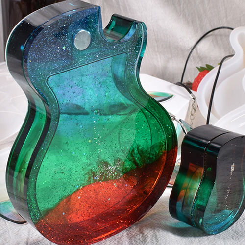 Molde Para Guitarra De Joyería Simple, 2 Juegos