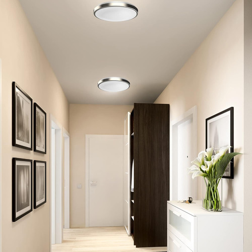Lámpara De Techo Led Regulable, Montaje Empotrado, Interrupt