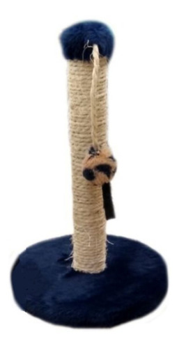 Imagem 2 de 5 de Arranhador De Gato Poste Pelucia E Sisal - Cores Sortidas