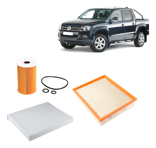 Filtros Aceite + Aire + Polen  Amarok 2.0 [2010-2012]