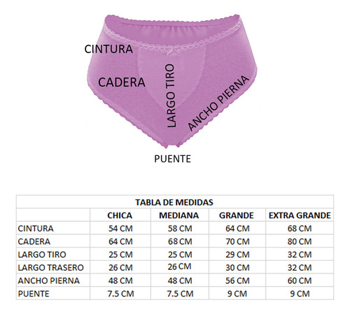 Pantaleta Algodon 12 Pzas Begima (promoción)