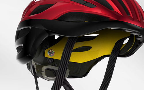 Casco Met Estro Ruta Para Ciclismo Con Mips Rojo M