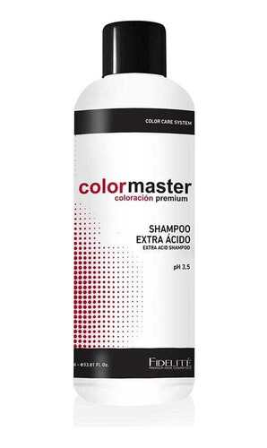 Shampoo Extra Ácido Fidelité Colormaster X 1 Litro Teñidos