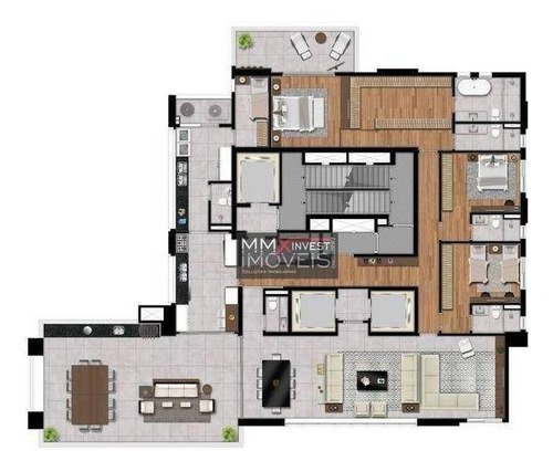 Imagem 4 de 19 de Apartamento Com 5 Dormitórios À Venda, 337 M² Por R$ 6.000.000,00 - Tatuapé - São Paulo/sp - Ap1440