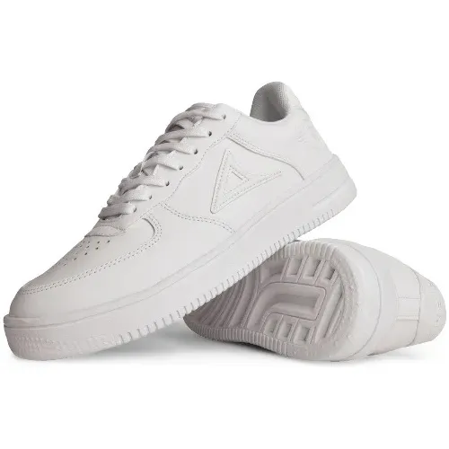 Tenis blanco hombre piel casual urbano cómodo 035C1C blanco 30