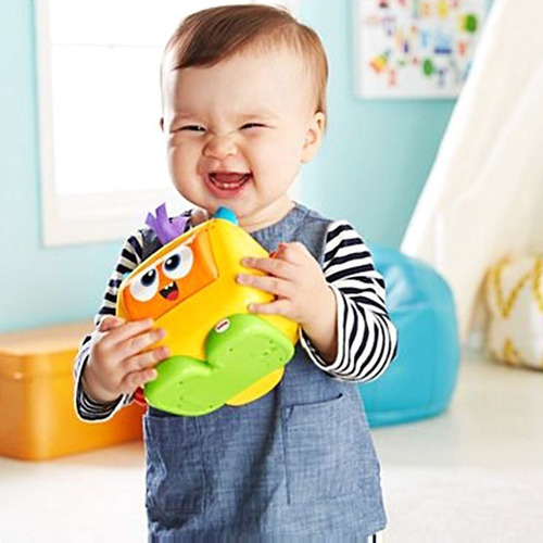 Muñeco Con Cuerpo De Robot Bebe Fisher Price Amarillo Nuevo