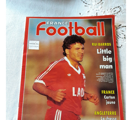 Revista France Football Nº 2315 21/8/1990 Ruis Barrios