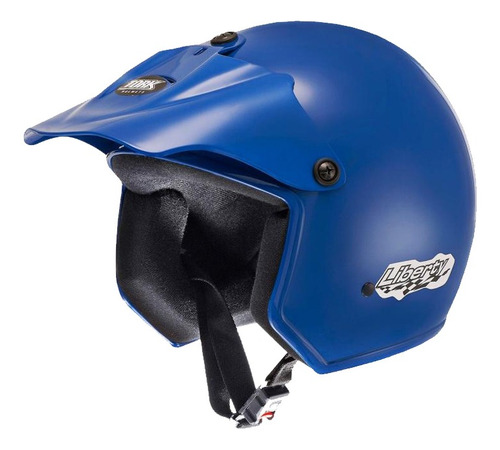 Casco Moto Protork Abierto Liberty Azul T 56