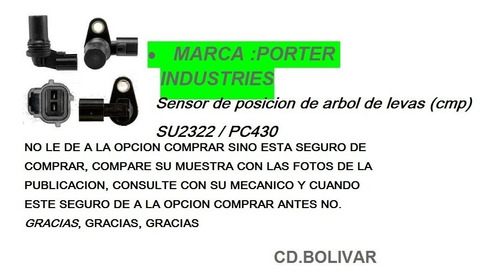Sensor Arbol Leva Ranger 2001/2011 Mazda 3 2004/2005 S2322