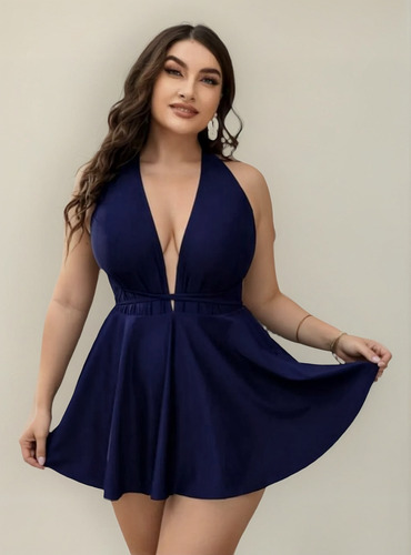 Tankinis Importadas Talles S Al Xl Azul 2 Piezas 4