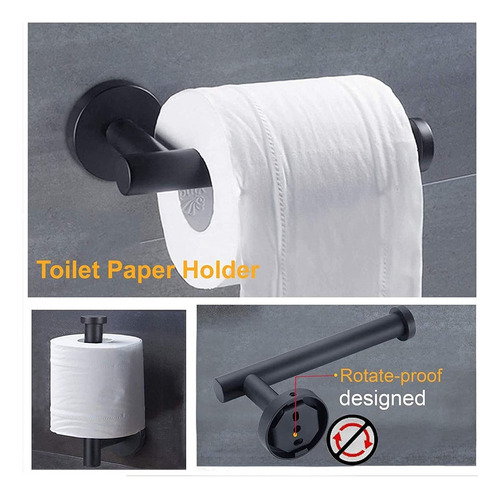 W Para Amb Juego De Accesorios Baño Barra Toalla,