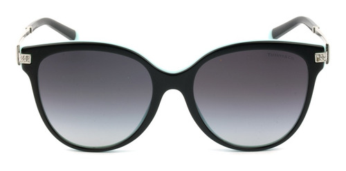 Tiffany & Co. Tf4193-b Preto Brilho/cinza Degradê 8055/3c 5