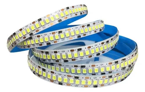 5 Metro Fita Led 2835 12v Ip20 240leds/m 48w/m 3000k Ou6000k Cor ...