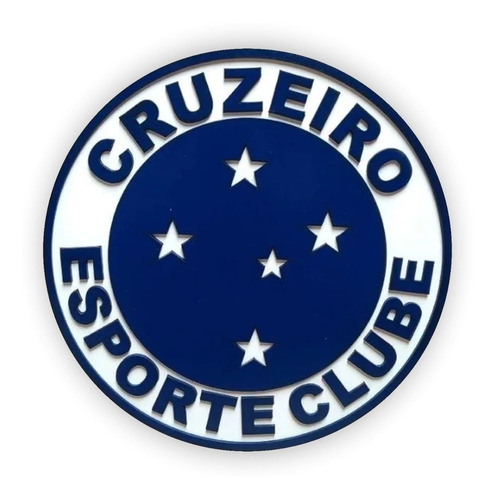 Placa Decorativa Em Alto Relevo Time Cruzeiro | Parcelamento sem juros