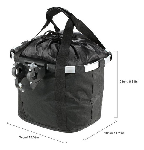 Cesta De Manillar Para Mascotas, Cesta Plegable Desmontable