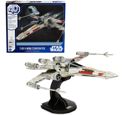 Rompecabezas Puzzle Star Wars 160 Piezas 4d Nave T-65 X-wing