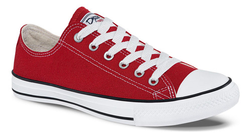 Tenis Discovery Bajo Rojo Unisex Croydon