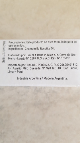 Aceite Esencial De Lavanda Bagués Véspero Relajación