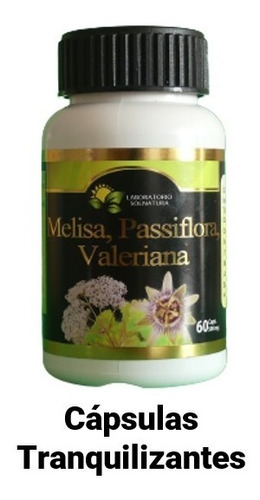 Melisa Passiflora Valeriana 60 Cáps De 500 Mg/ Relajante