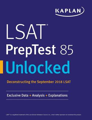 Libro Lsat Preptest 85 Unlocked: Exclusive Data + Analysi...