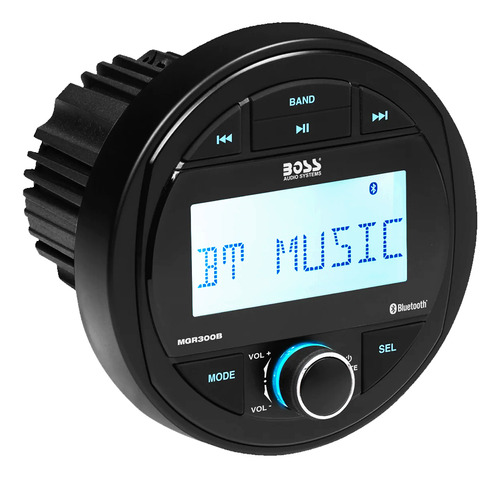 Entrada de sonido estéreo Boss Marinized Radio USB Bluetooth Fm