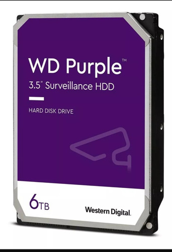 Disco Duro Western Digital 6 Tb Purple Dvr Nvr