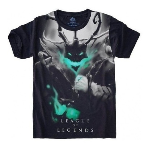 Camiseta Estilosa 3d Fullprint Thresh Lol