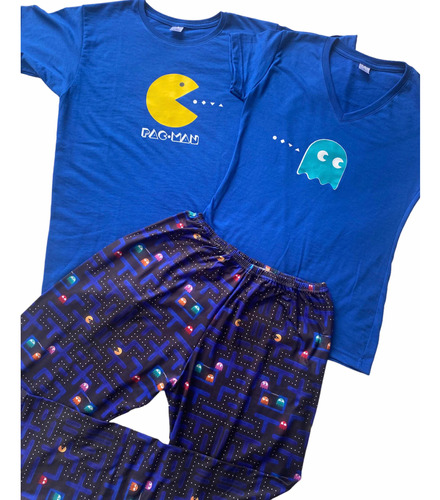 Pijama Parejas Pac Man