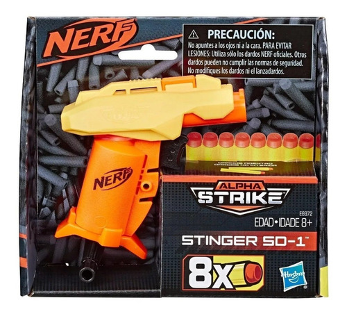 Nerf Pistola Alpha Strike Stinger Sd-1 Dardos X 8 E.full