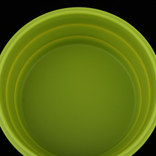 Cuenco Plegable Para Viajes De Camping Verde 400 Ml