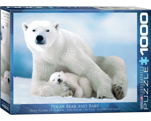 Puzzle 1000 Piezas Polar Bear And Baby - Eurographics  