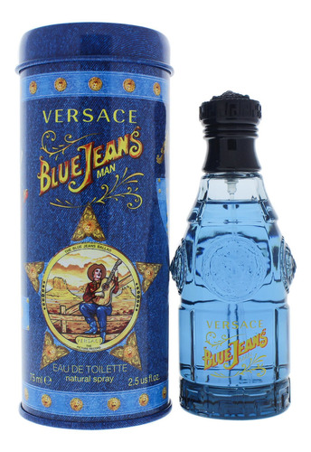 Fragancia  Blue Jeans By Versace Edt Para Caballero 75ml