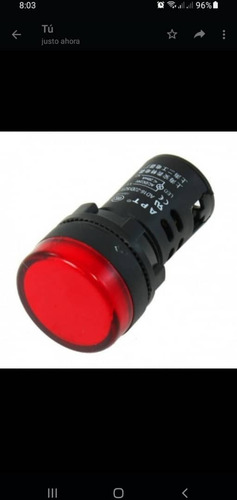 Lampara Piloto Led Par Tablero Verde Rojo Amarillo 110 Watts