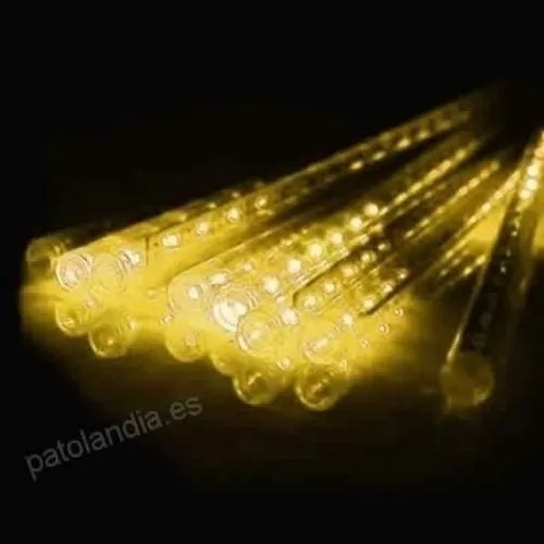 Imagen 2 de 7 de Luces Led Guirnalda Lluvia Meteoro Cascada Navidad Azul