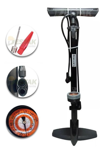Bomba De Ar Manual Pneus Carro Moto Bicicleta 160psi Starfer