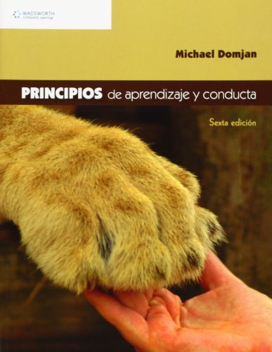 Libro Principios Aprendizaje Y Conducta 6'ed De Domjan Cenga
