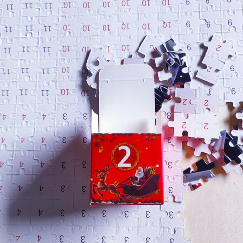Rompecabezas Navideño De 1008 Piezas, Calendario De Casa