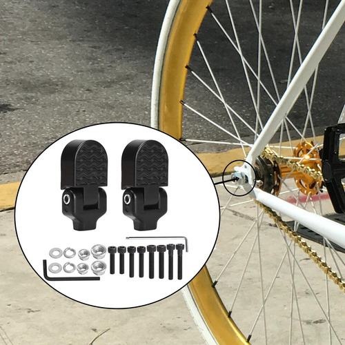 1 Par De Pedales Traseros Para Bicicleta Eléctrica De