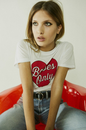 Remera Ay Not Dead Babes Mujer Blanco  Original 