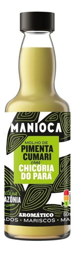 Molho De Pimenta Cumari Com Chicória Do Pará 60ml - Manioca