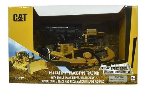 Tractor Cat D11t Con Accesorios Maquinaria Escala 1/64